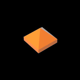 GDS-837 - Slope 45 Degrees 1 x 1 x 2/3 Quadruple Convex