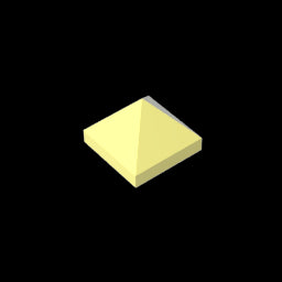 GDS-837 - Slope 45 Degrees 1 x 1 x 2/3 Quadruple Convex