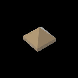 GDS-837 - Slope 45 Degrees 1 x 1 x 2/3 Quadruple Convex