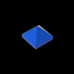 GDS-837 - Slope 45 Degrees 1 x 1 x 2/3 Quadruple Convex