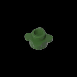 GDS-839 - Plant, Flower, Plate Round 1 x 1 with 4 Petals
