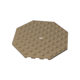 GDS-840 - Plate Special 10 x 10 Octagonal with Hole