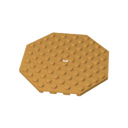 GDS-840 - Plate Special 10 x 10 Octagonal with Hole