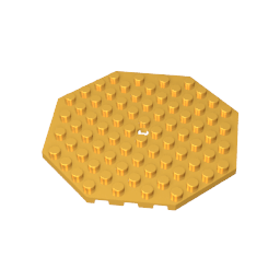 GDS-840 - Plate Special 10 x 10 Octagonal with Hole