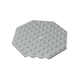 GDS-840 - Plate Special 10 x 10 Octagonal with Hole