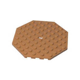 GDS-840 - Plate Special 10 x 10 Octagonal with Hole
