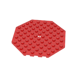 GDS-840 - Plate Special 10 x 10 Octagonal with Hole