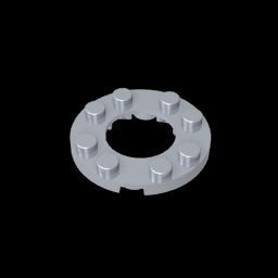 GDS-842 - Plate Round 4 x 4 with 2 x 2 Hole