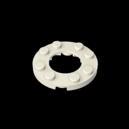 GDS-842 - Plate Round 4 x 4 with 2 x 2 Hole
