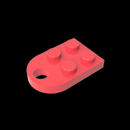 GDS-846 - Plate Special 3 x 2 with Hole
