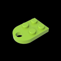GDS-846 - Plate Special 3 x 2 with Hole
