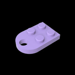 GDS-846 - Plate Special 3 x 2 with Hole