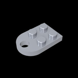 GDS-846 - Plate Special 3 x 2 with Hole