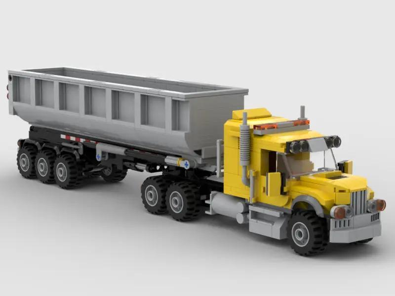 MOC-84964 Truck Dump Trailer– MOC Brick Store - Main Image