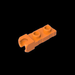 GDS-851 - Plate Special 1 x 2 5.9mm End Cup