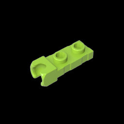 GDS-851 - Plate Special 1 x 2 5.9mm End Cup