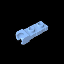 GDS-851 - Plate Special 1 x 2 5.9mm End Cup