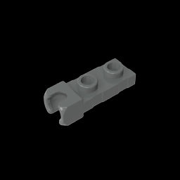 GDS-851 - Plate Special 1 x 2 5.9mm End Cup