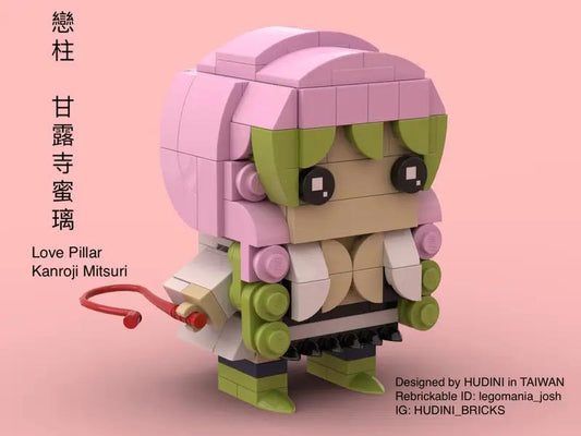 MOC-85286 Kanroji Mitsuri Brickheadz (demon slayer)
