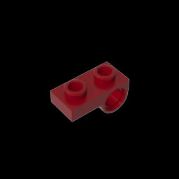 GDS-854 - Plate Special 1 x 2 with Pin Hole