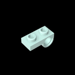GDS-854 - Plate Special 1 x 2 with Pin Hole