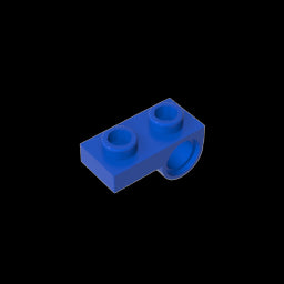 GDS-854 - Plate Special 1 x 2 with Pin Hole