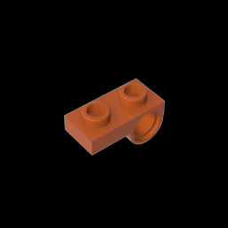 GDS-854 - Plate Special 1 x 2 with Pin Hole