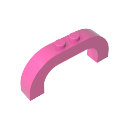 GDS-856 - Brick Arch 1 x 6 x 2 Curved Top