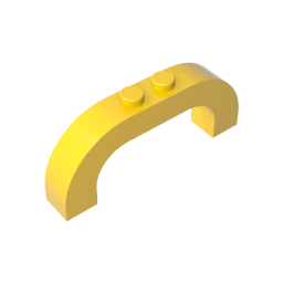 GDS-856 - Brick Arch 1 x 6 x 2 Curved Top