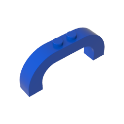 GDS-856 - Brick Arch 1 x 6 x 2 Curved Top