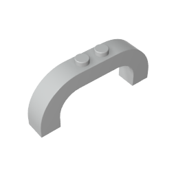 GDS-856 - Brick Arch 1 x 6 x 2 Curved Top