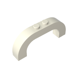 GDS-856 - Brick Arch 1 x 6 x 2 Curved Top