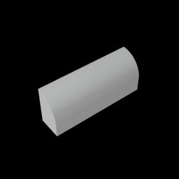 GDS-863 - Brick Curved 1 x 4 x 1 1/3 No Studs, Curved Top