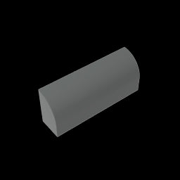 GDS-863 - Brick Curved 1 x 4 x 1 1/3 No Studs, Curved Top