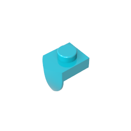 GDS-869 - Plate Special 1 x 1 with Vertical Tooth