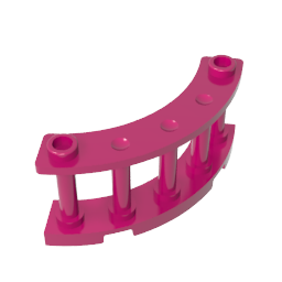 GDS-880 - Fence Spindled 4 x 4 x 2 Quarter Round with 2 Studs