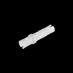 GDS-888 - Technic Pin Long with Friction Ridges Lengthwise, 2 Center Slots