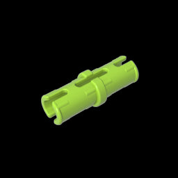 GDS-2139 - Technic Pin with Friction Ridges Lengthwise and Center Slots