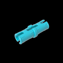 GDS-2139 - Technic Pin with Friction Ridges Lengthwise and Center Slots