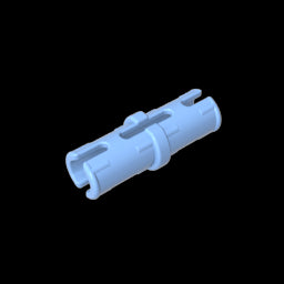 GDS-2139 - Technic Pin with Friction Ridges Lengthwise and Center Slots