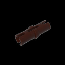 GDS-2139 - Technic Pin with Friction Ridges Lengthwise and Center Slots