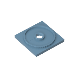 GDS-893 - Turntable 4 x 4 Square Base, Locking
