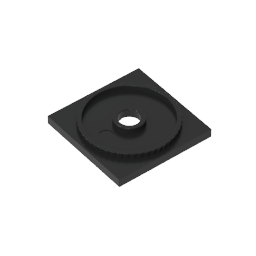GDS-893 - Turntable 4 x 4 Square Base, Locking