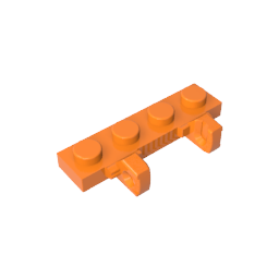 GDS-894 - Hinge Plate 1 x 4 Locking Dual 1 Finger