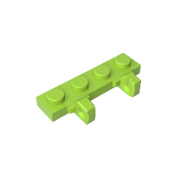 GDS-894 - Hinge Plate 1 x 4 Locking Dual 1 Finger