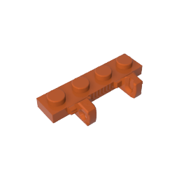 GDS-894 - Hinge Plate 1 x 4 Locking Dual 1 Finger