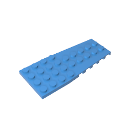 GDS-897 - Wedge Plate 4 x 9 with Stud Notches