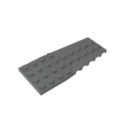 GDS-897 - Wedge Plate 4 x 9 with Stud Notches