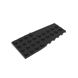 GDS-897 - Wedge Plate 4 x 9 with Stud Notches