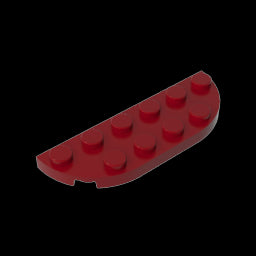 GDS-899 - Plate Round Corner 2 x 6 Double